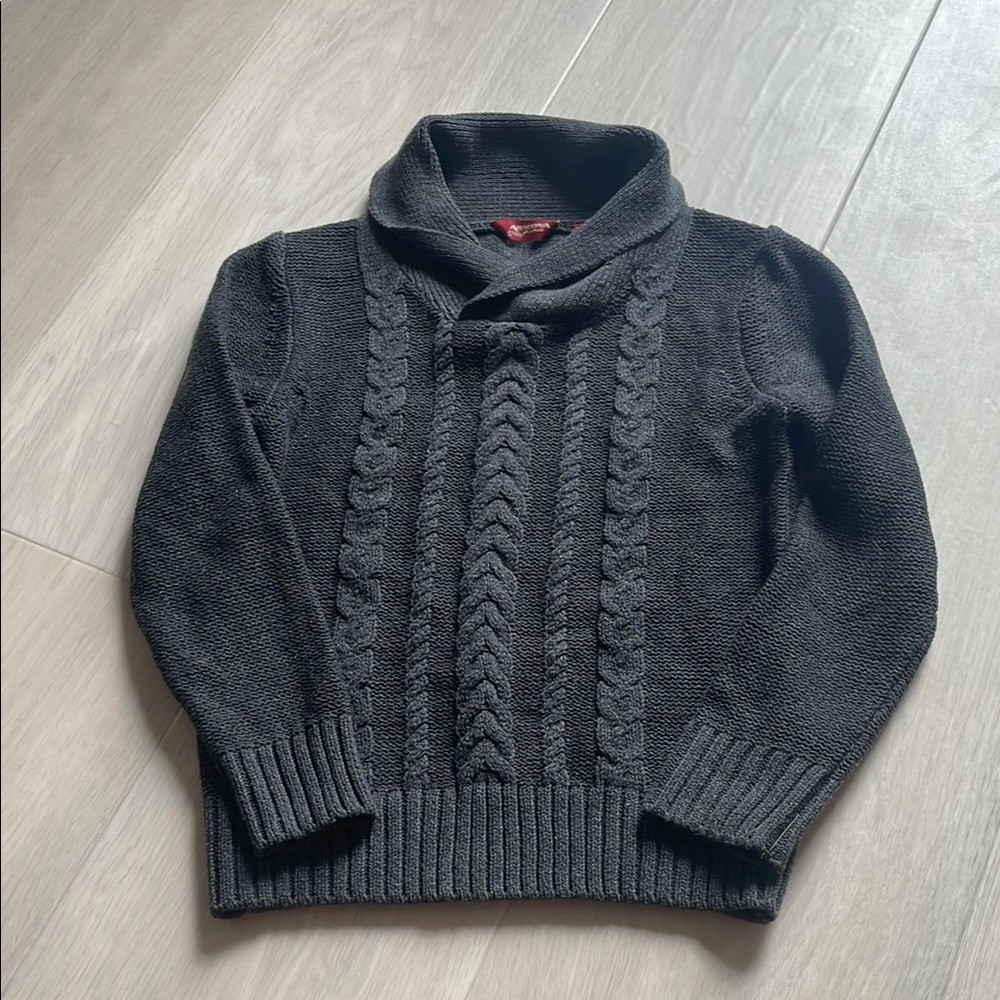Arizona Jean Company Black Cable Knit Sweater